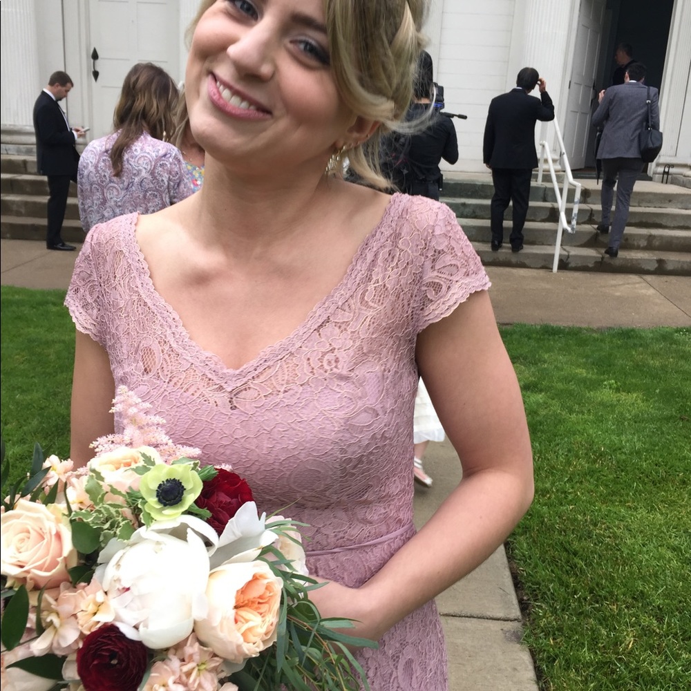 Bridesmaid dress size 4, ballet color
